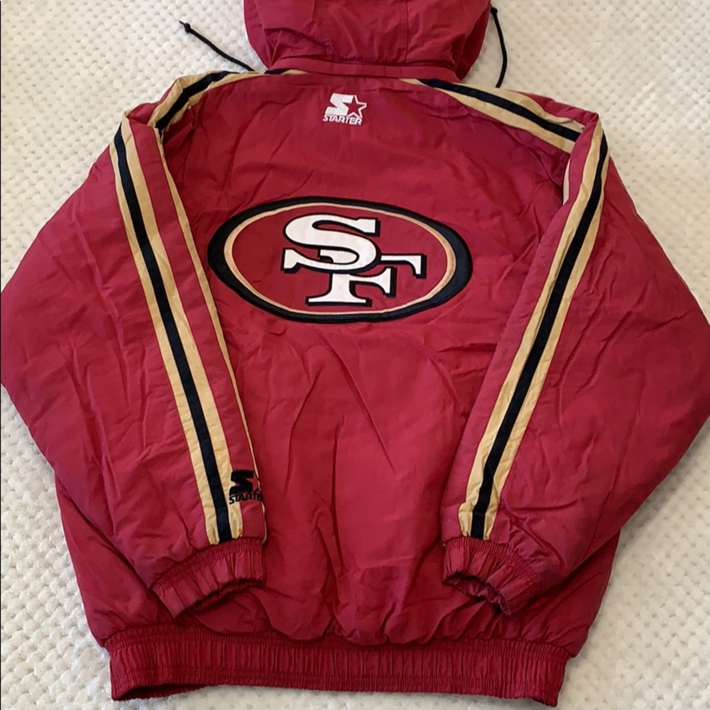 NFL SF 49'ers Men's Winter Puff Sports Jacket Sz S